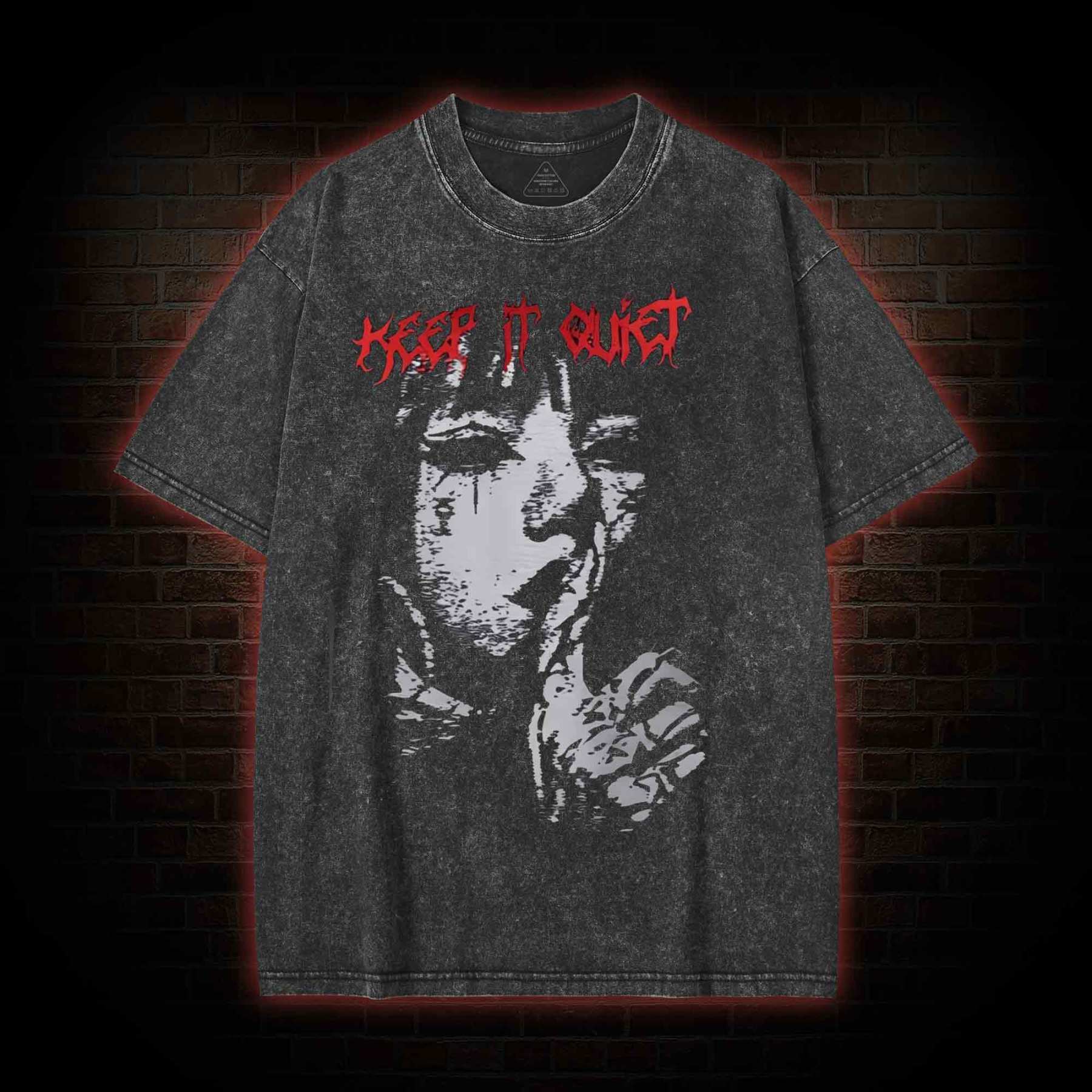 Keep it Quiet Washed T-shirt