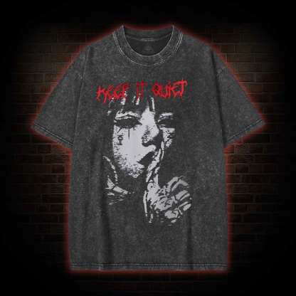 Keep it Quiet Washed T-shirt