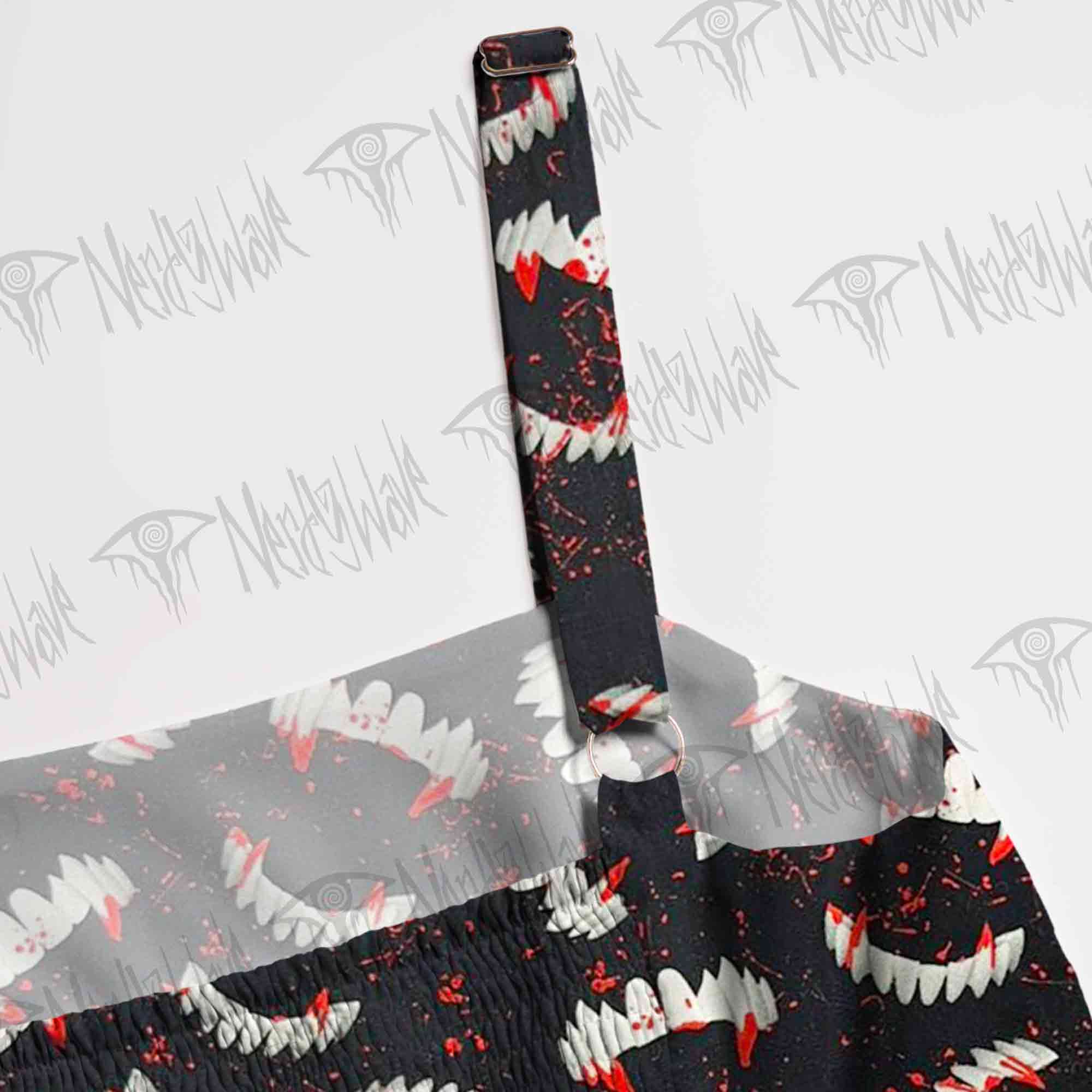 Bloody Vampire Wide Straps Maxi Dress