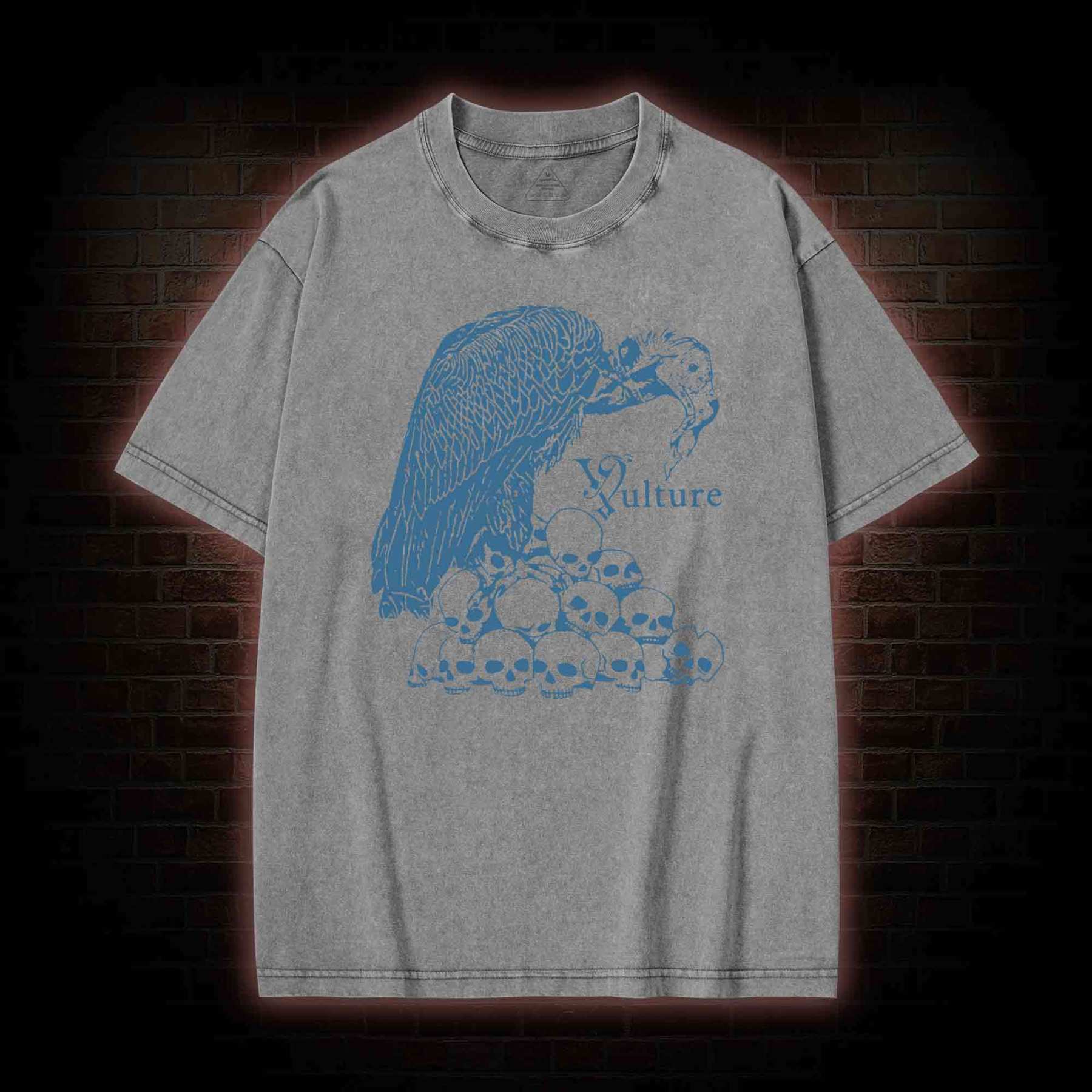 Vulture Graph Washed T-shirt