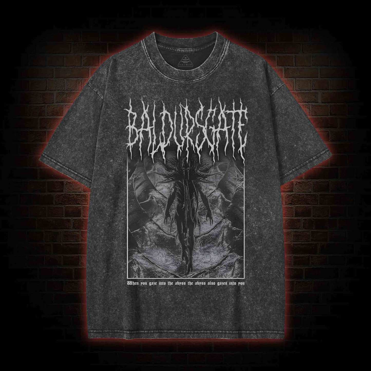 Mindflayer Illithid Washed T-shirt