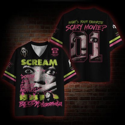Horror Do You Like Scary Movies? Mesh Jersey