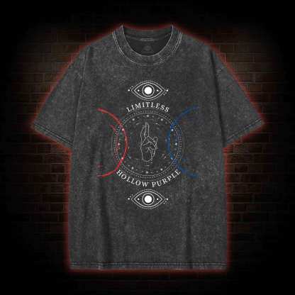 Hollow Purple Washed T-shirt