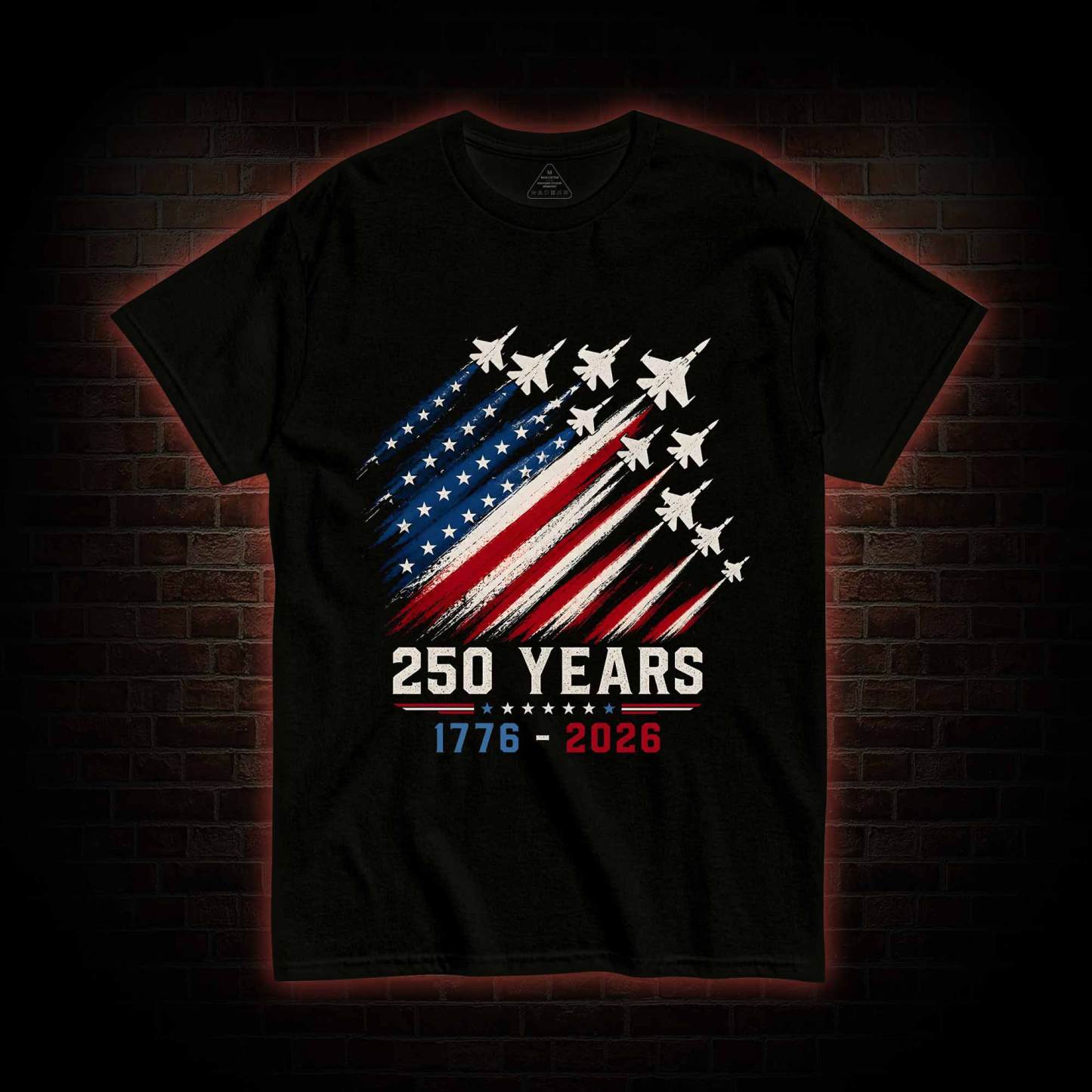 Patriotic Jet Fighter T-shirt