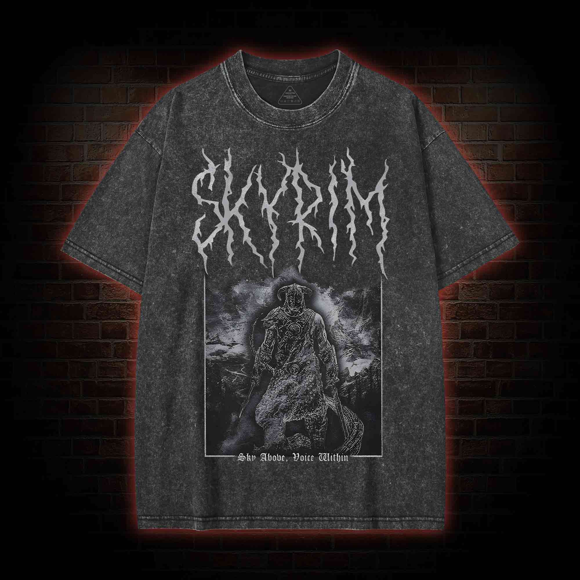 Skyrim Washed T-shirt