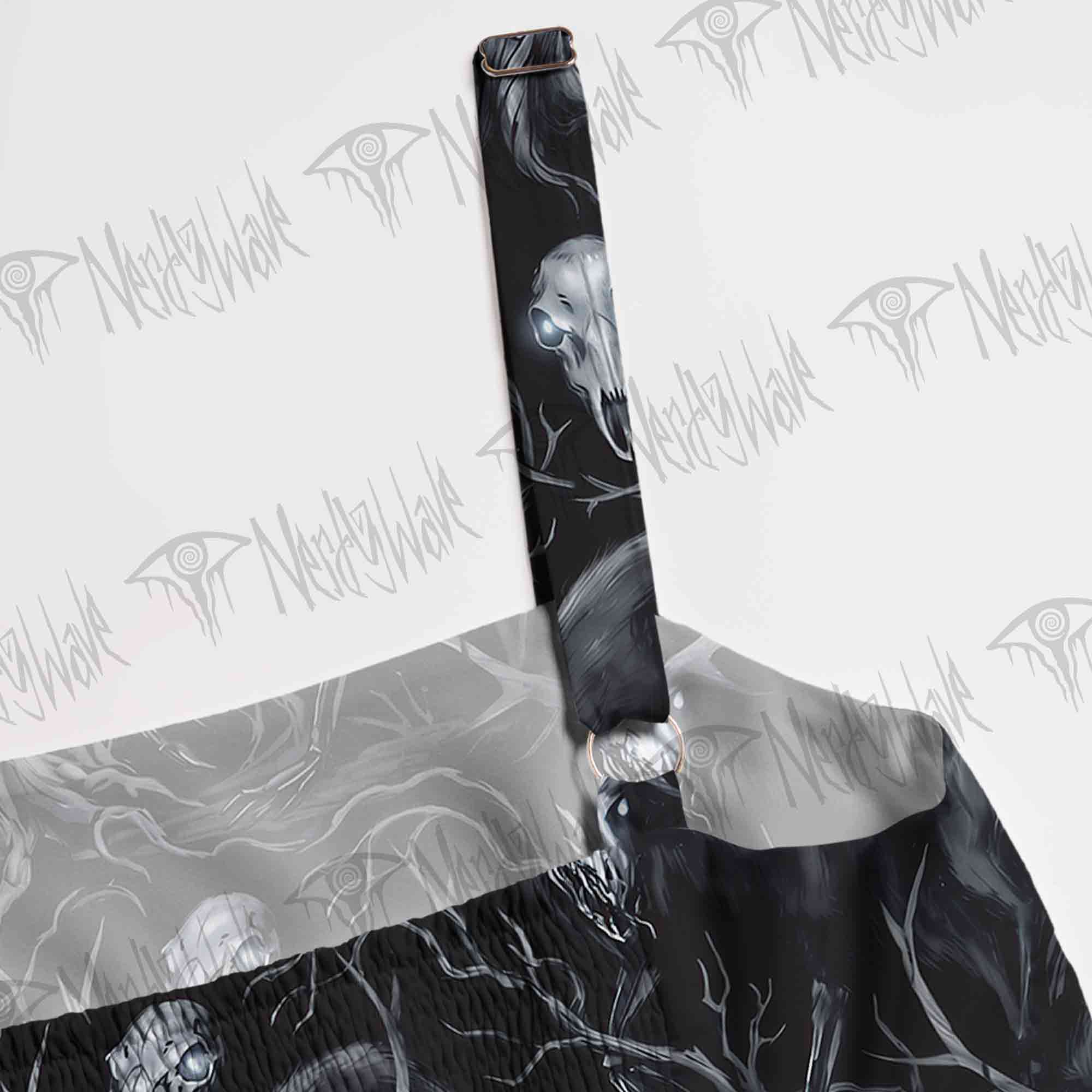 Wendigo Folk Horror Wide Straps Maxi Dress