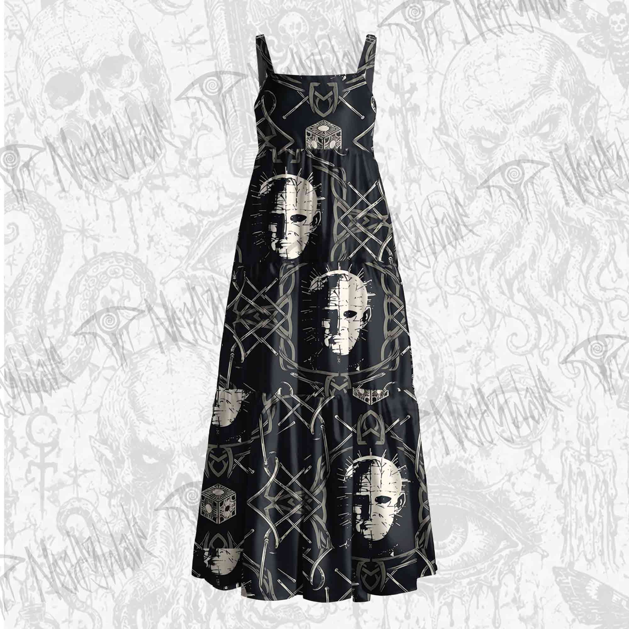 We have Such Sights to Show You Wide Straps Maxi Dress