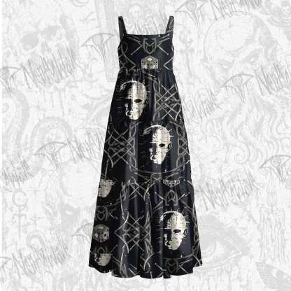 We have Such Sights to Show You Wide Straps Maxi Dress