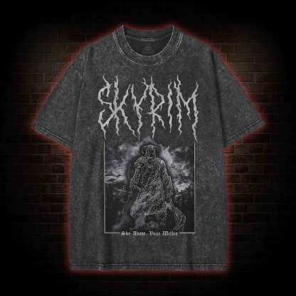 Skyrim Washed T-shirt