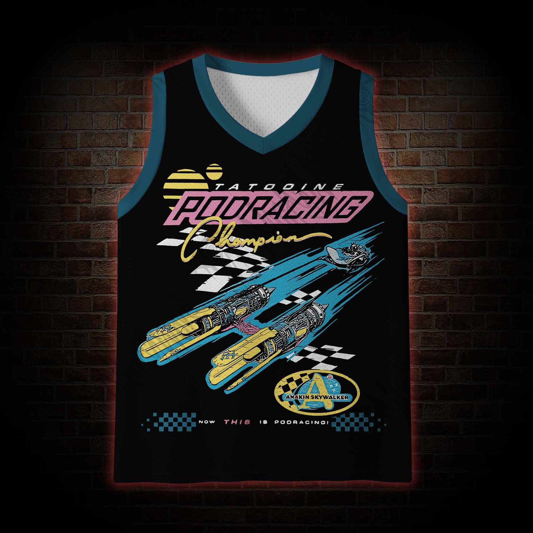 Now This is Podracing Mesh Jersey Tank Top