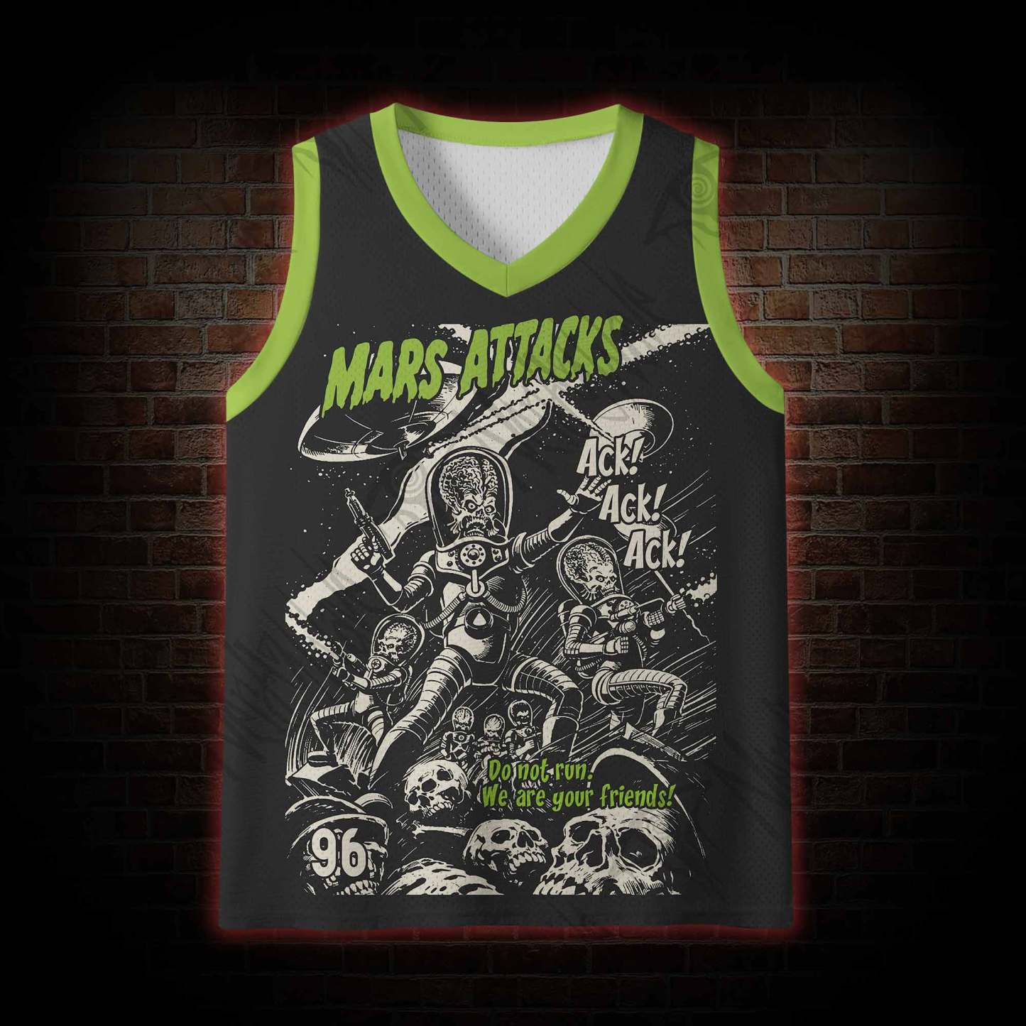 Don't Run We are Your Friends Mesh Jersey Tank Top