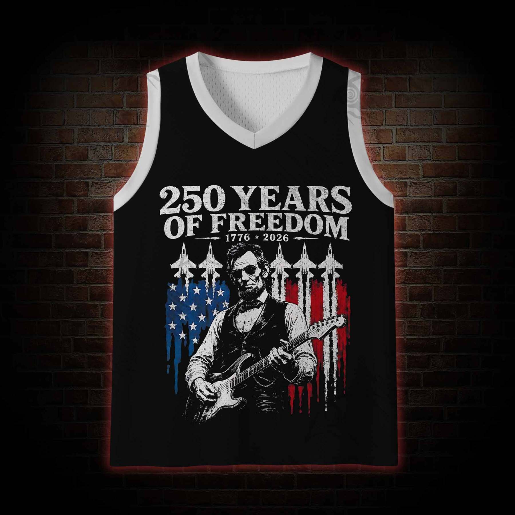 250 Years of Freedom Mesh Jersey Tank Top