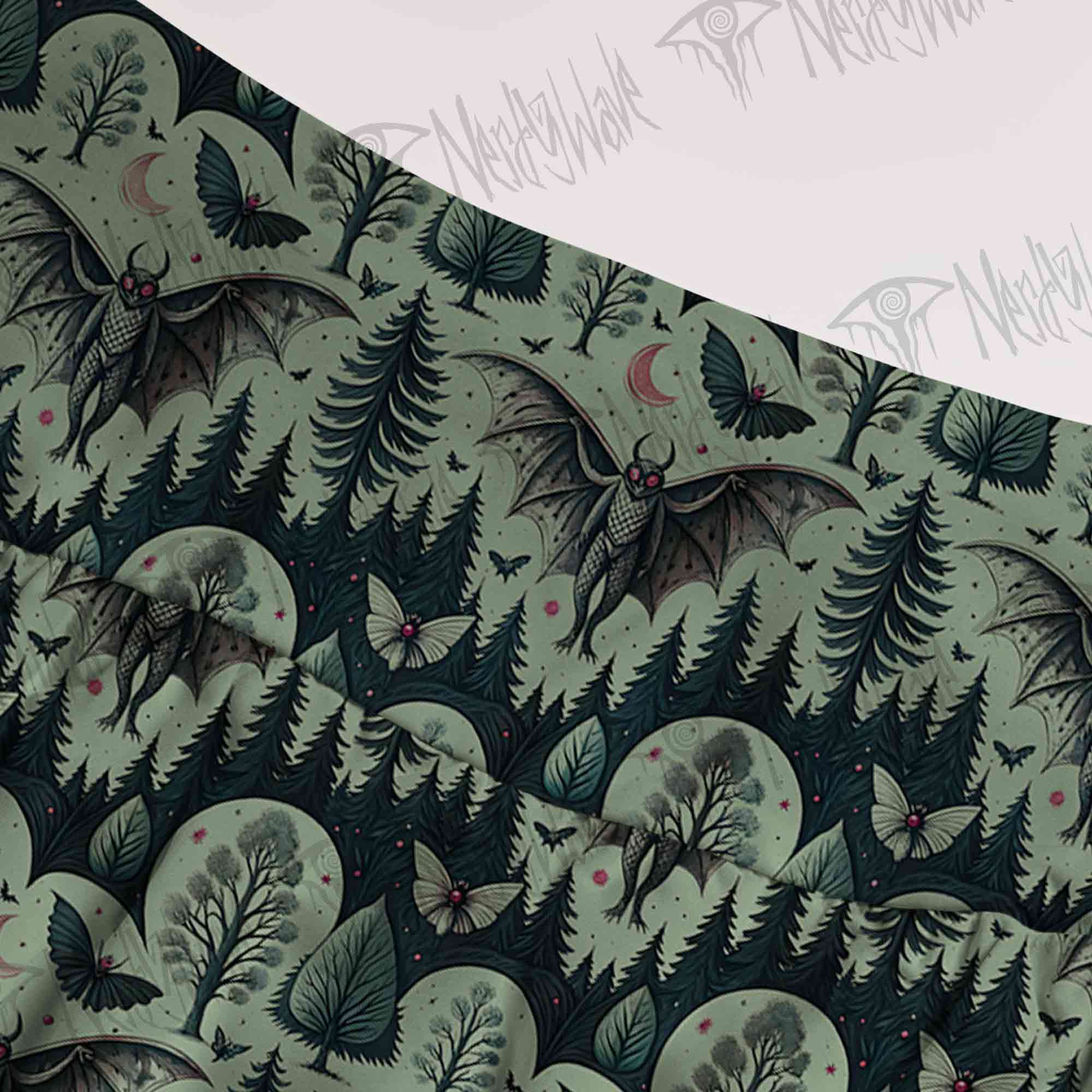 Home of the Mothman Tiered Skirt