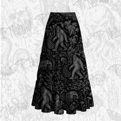Cryptid Forest Tiered Skirt