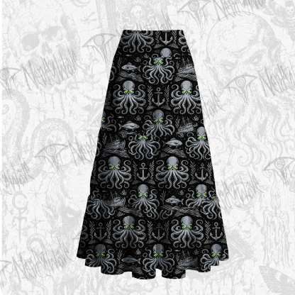 Neon Kraken Cake Tiered Skirt