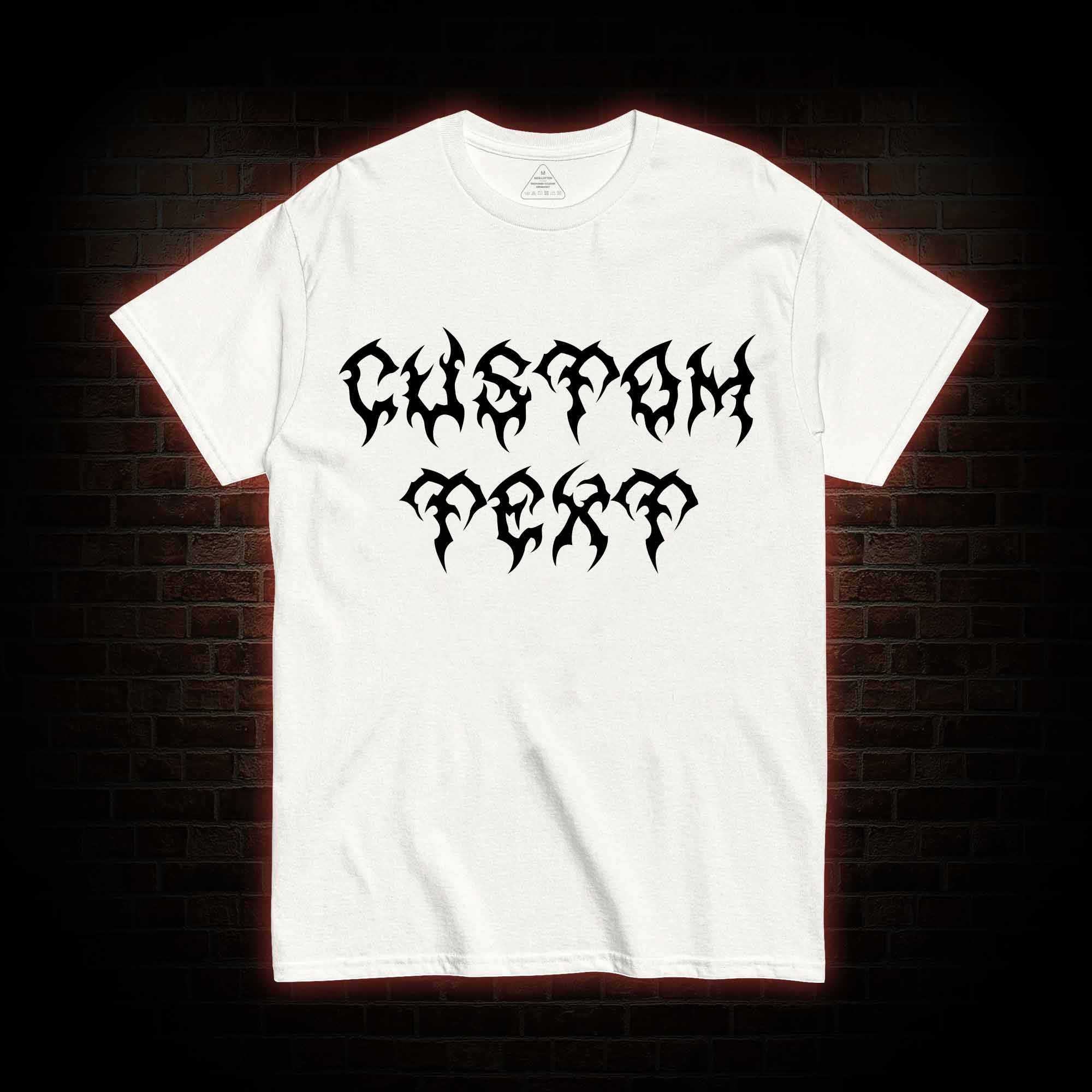Personalized Style Custom Text T-shirt