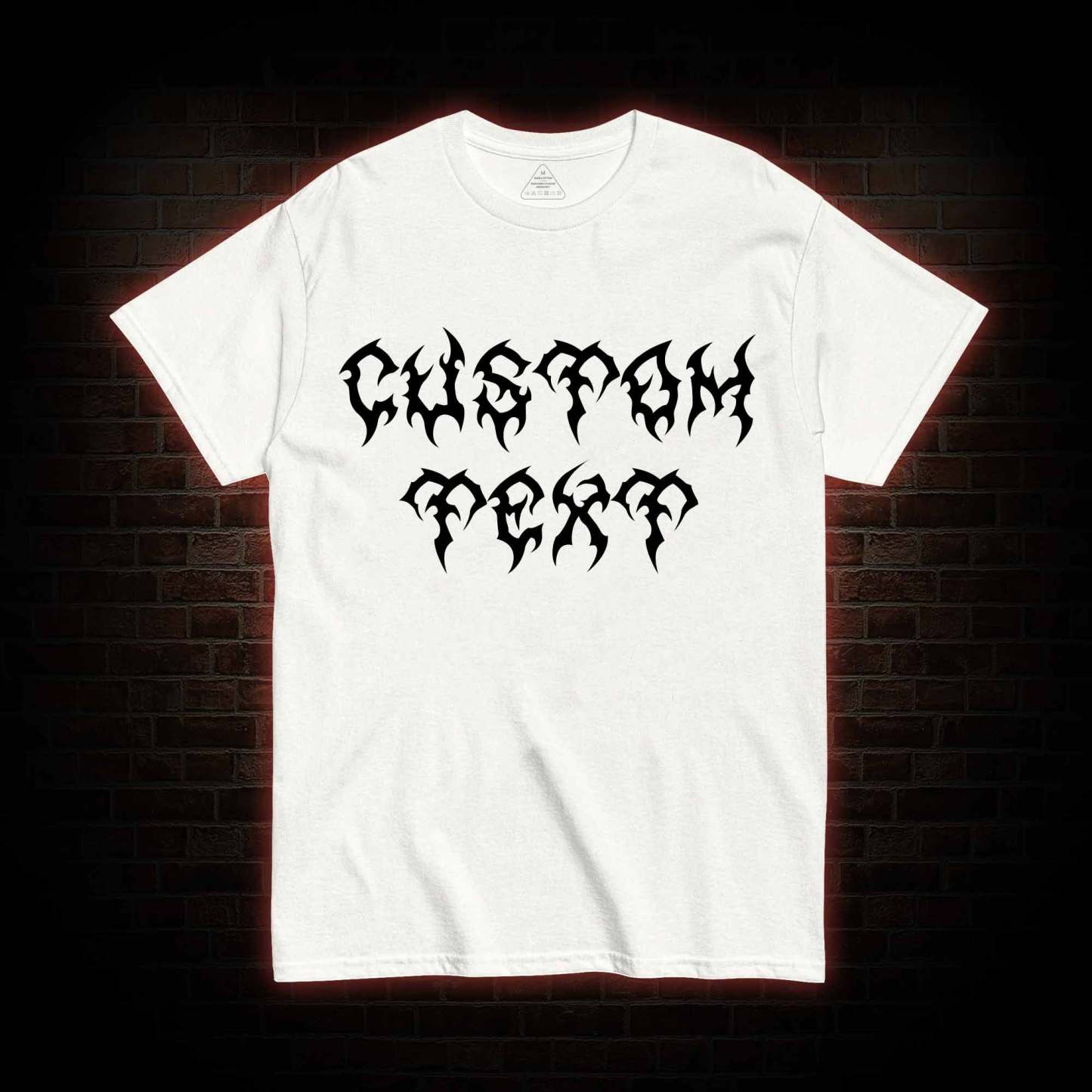 Personalized Style Custom Text T-shirt