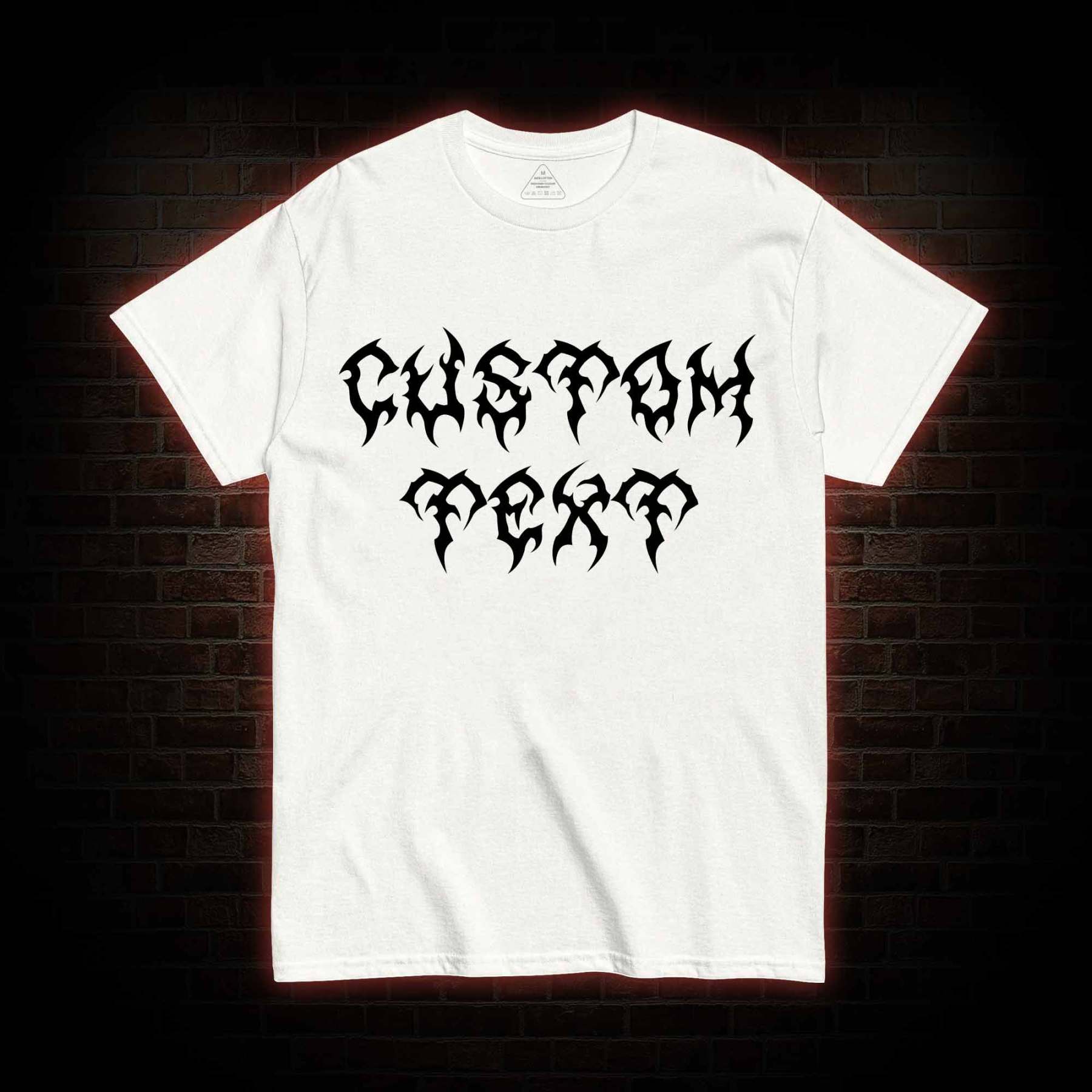Personalized Style Custom Text T-shirt