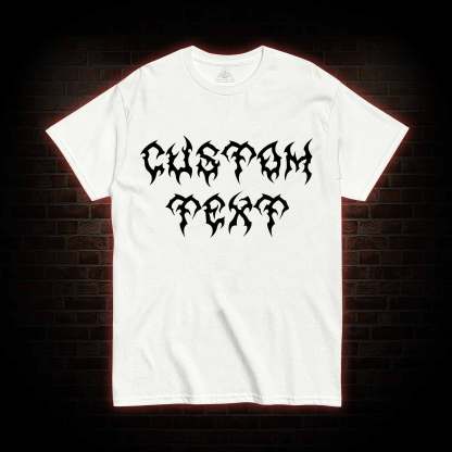 Personalized Style Custom Text T-shirt