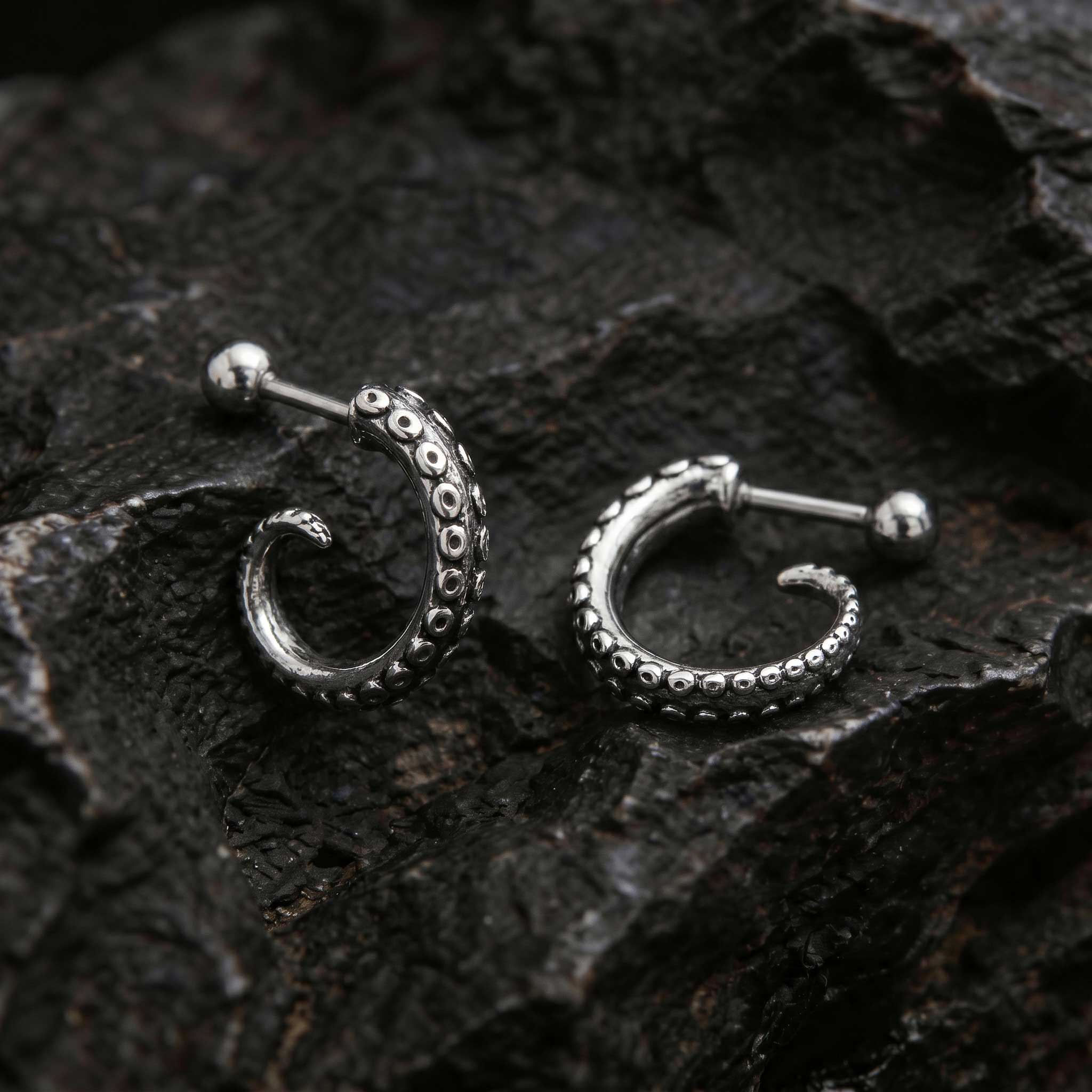 Octopus Tentacle Cthulhu Earrings
