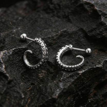 Octopus Tentacle Cthulhu Earrings