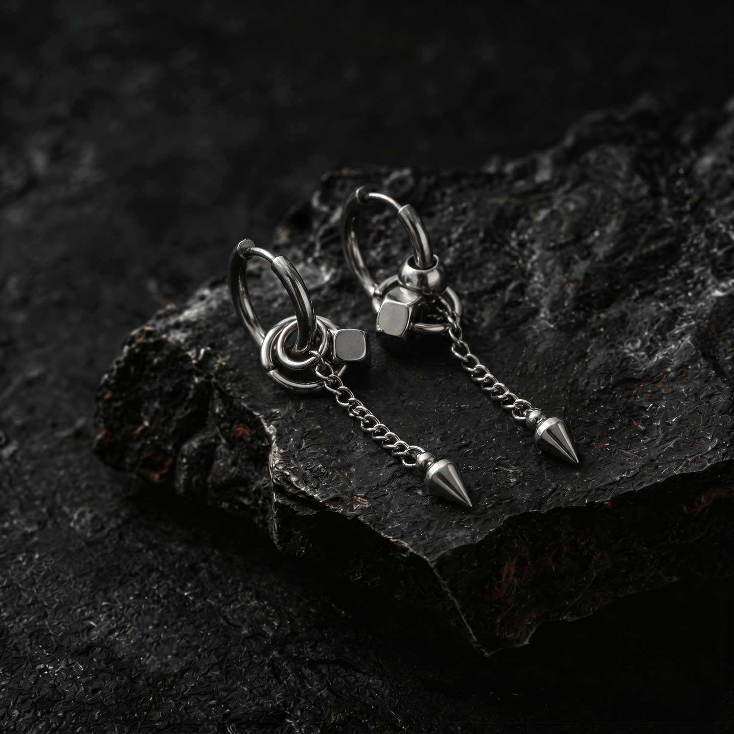 Spike Chain Earrings