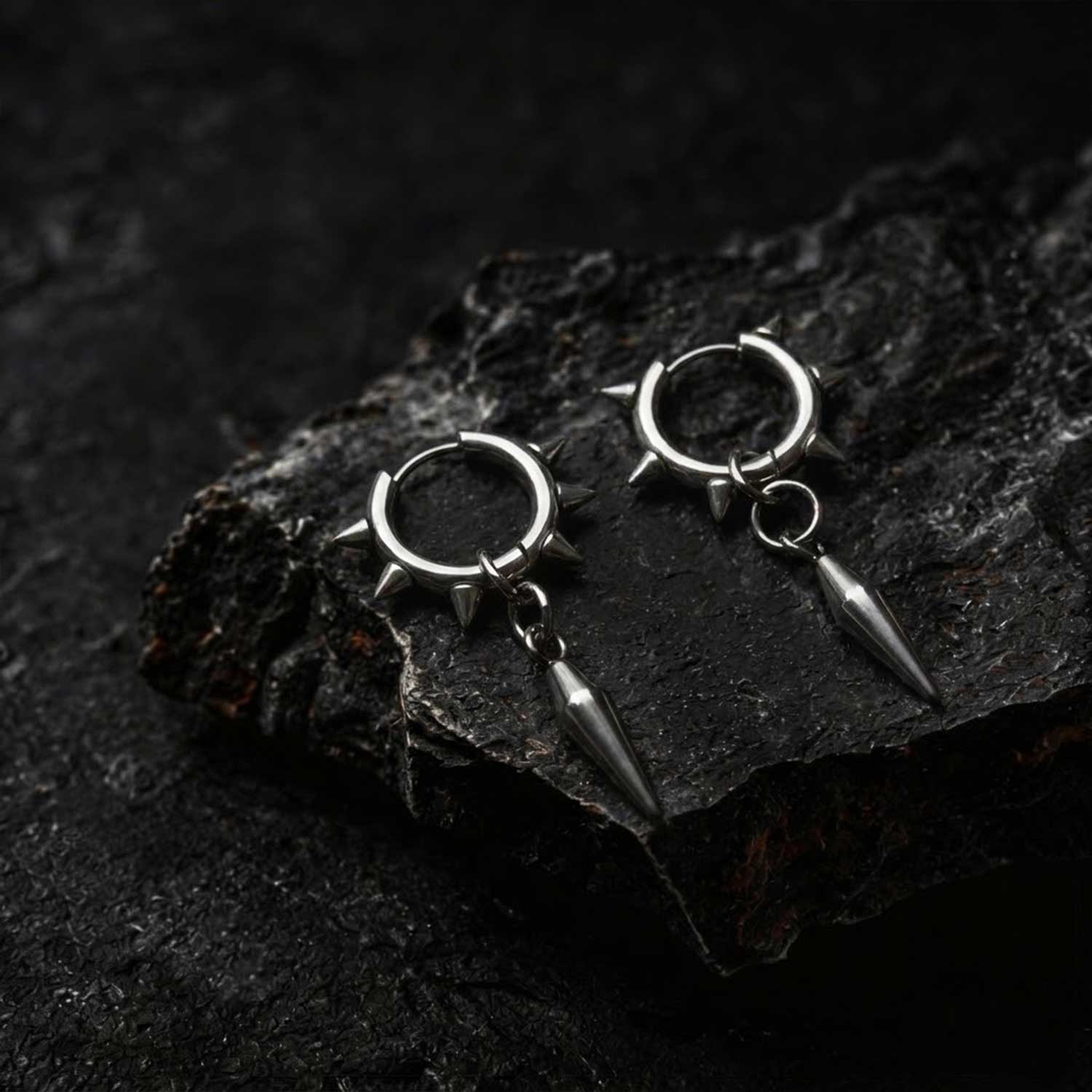 Thorn Circle Earrings