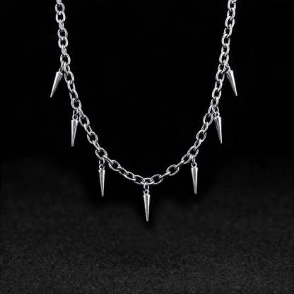 Spike Punk Gothic Rock Necklace