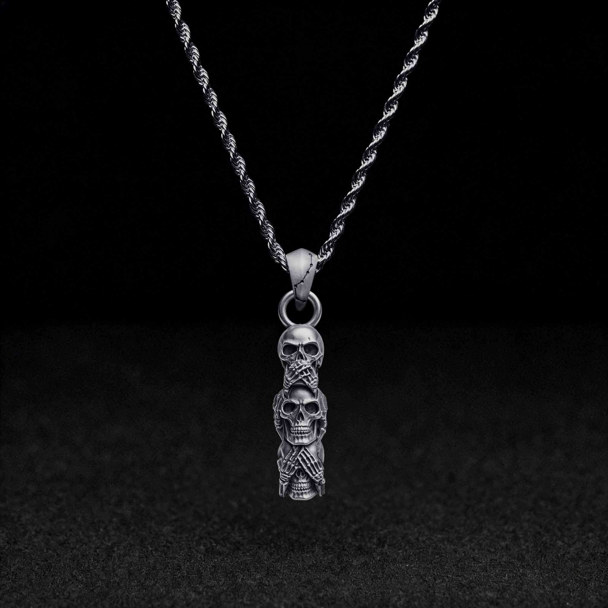 Gothic Skeleton Necklace