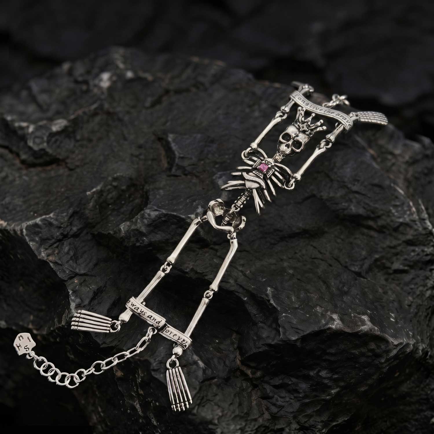 Sling Human Skelelton Bracelet