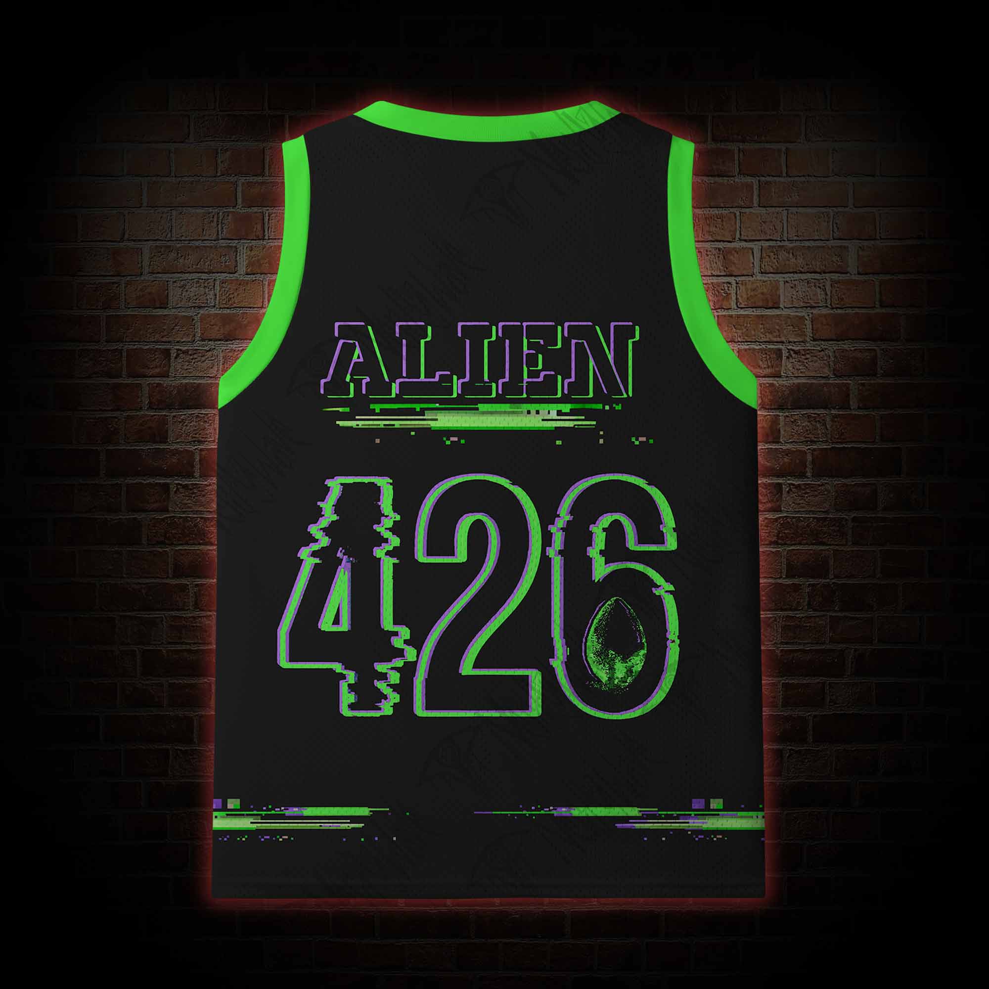 Glith Alien Mesh Jersey Tank Top