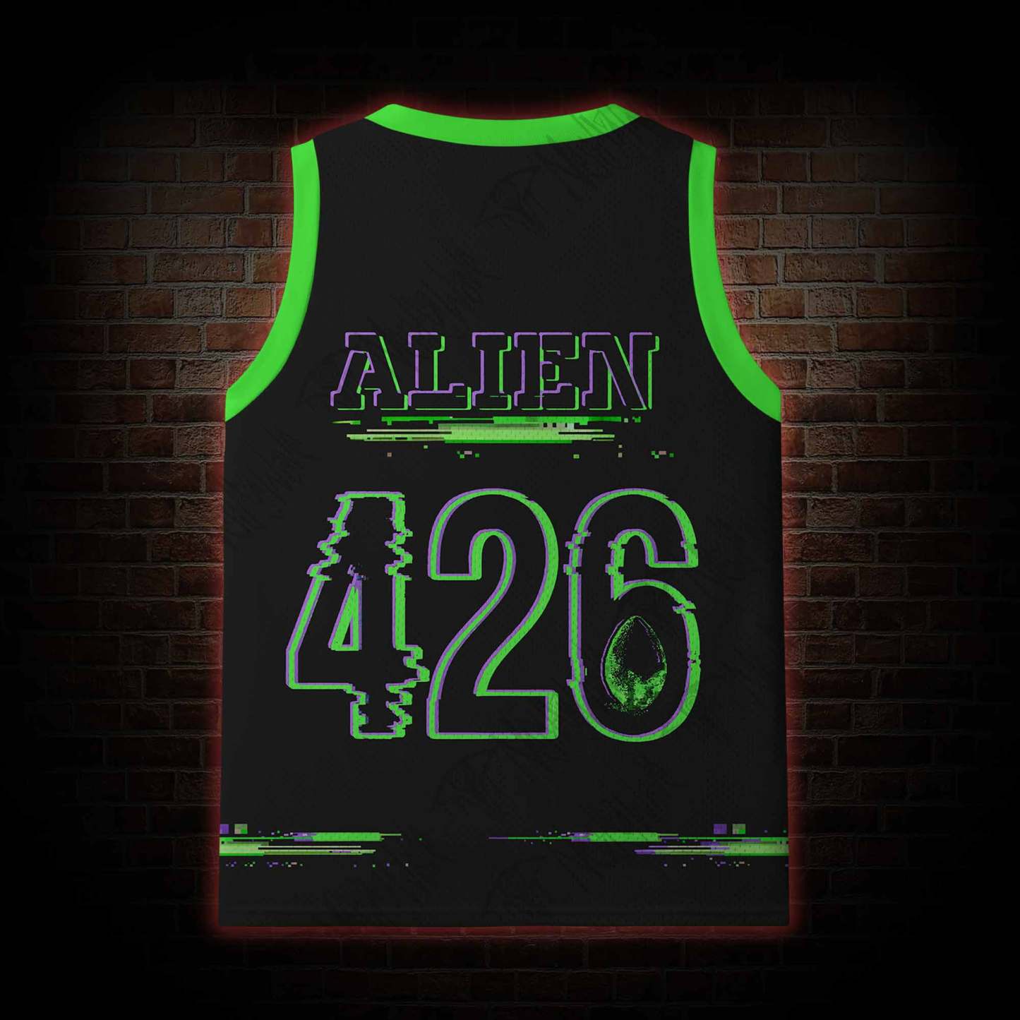Glith Alien Mesh Jersey Tank Top