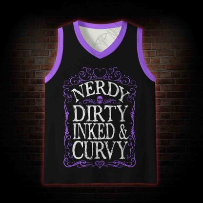 Dirty Inked&Curvy Mesh Jersey Tank Top