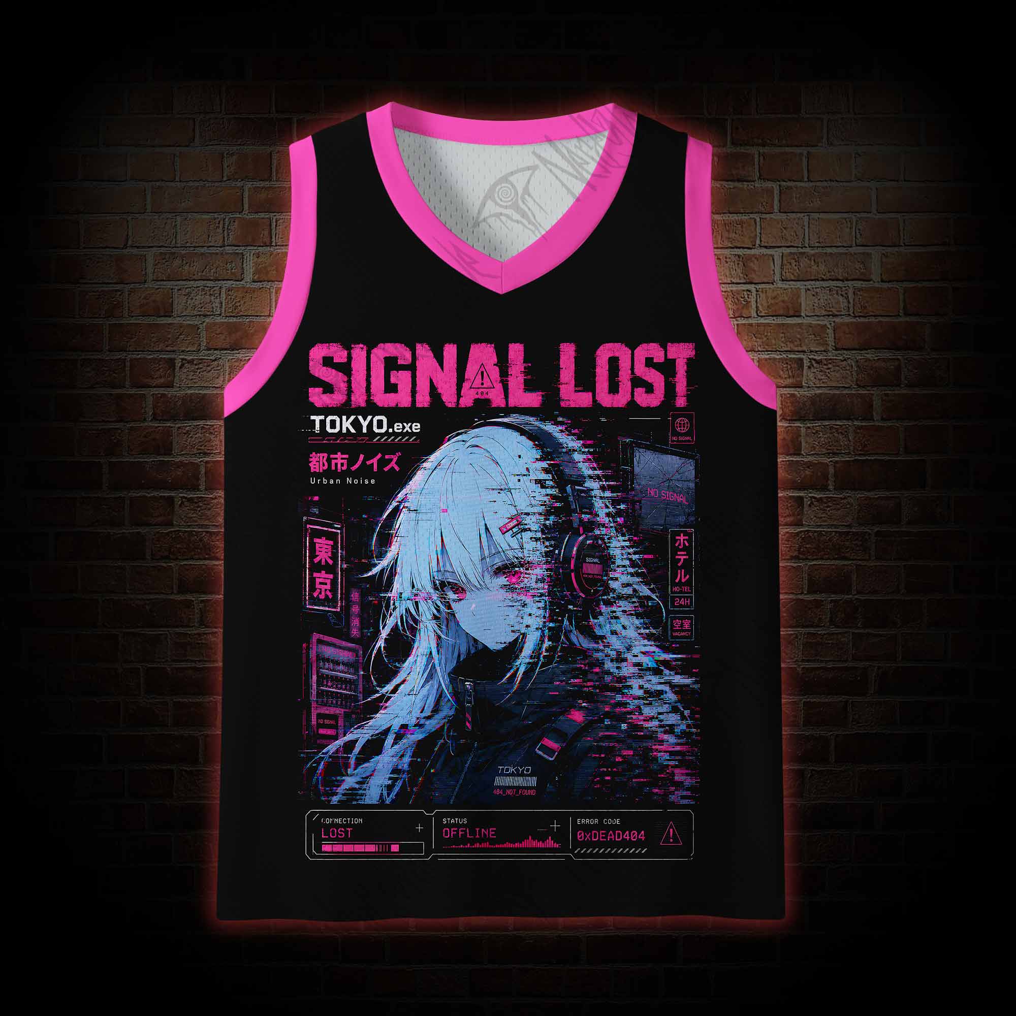 Signal Lost Mesh Jersey Tank Top