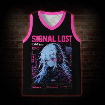 Signal Lost Mesh Jersey Tank Top