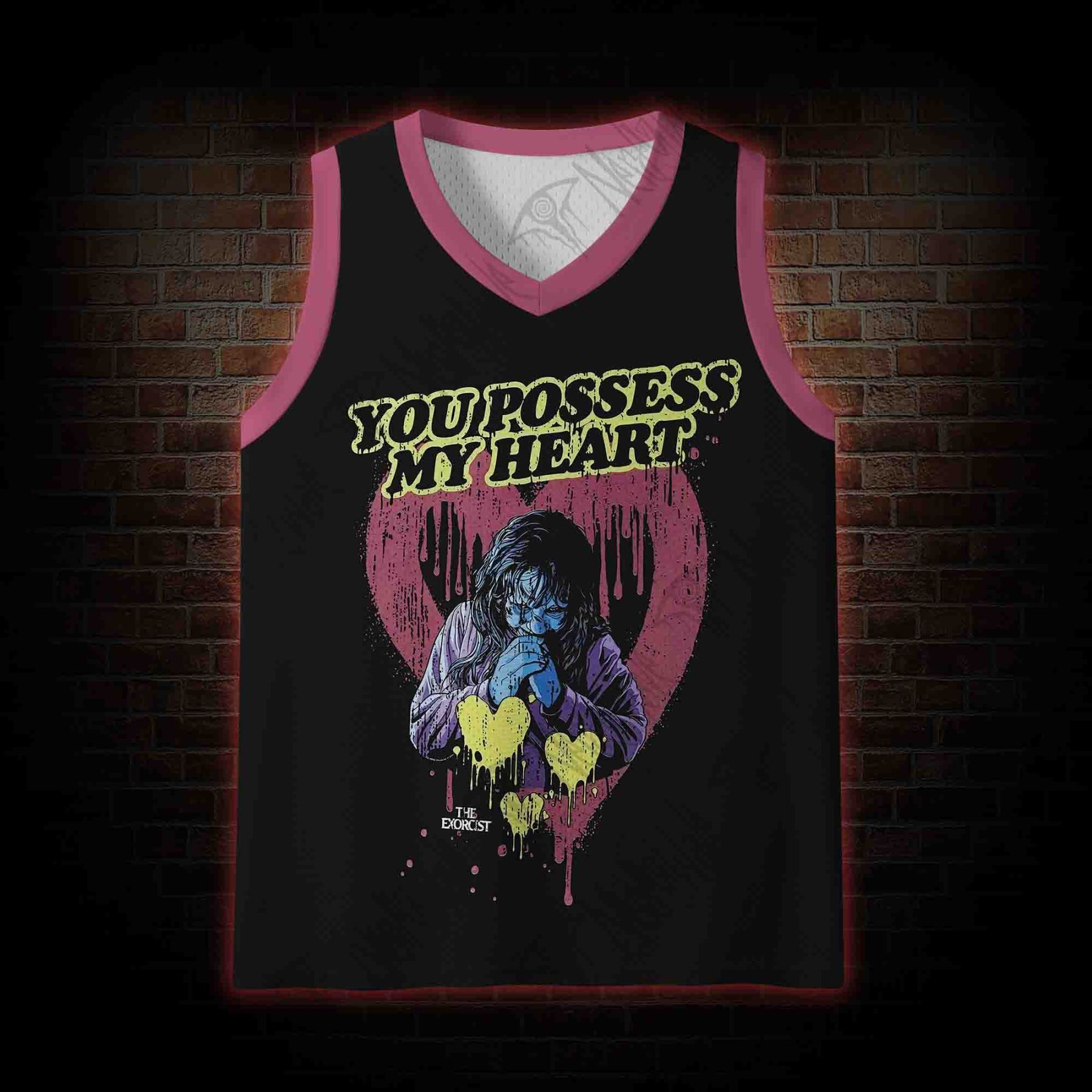 You Possess My Heart Mesh Jersey Tank Top