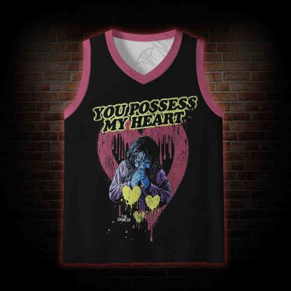 You Possess My Heart Mesh Jersey Tank Top