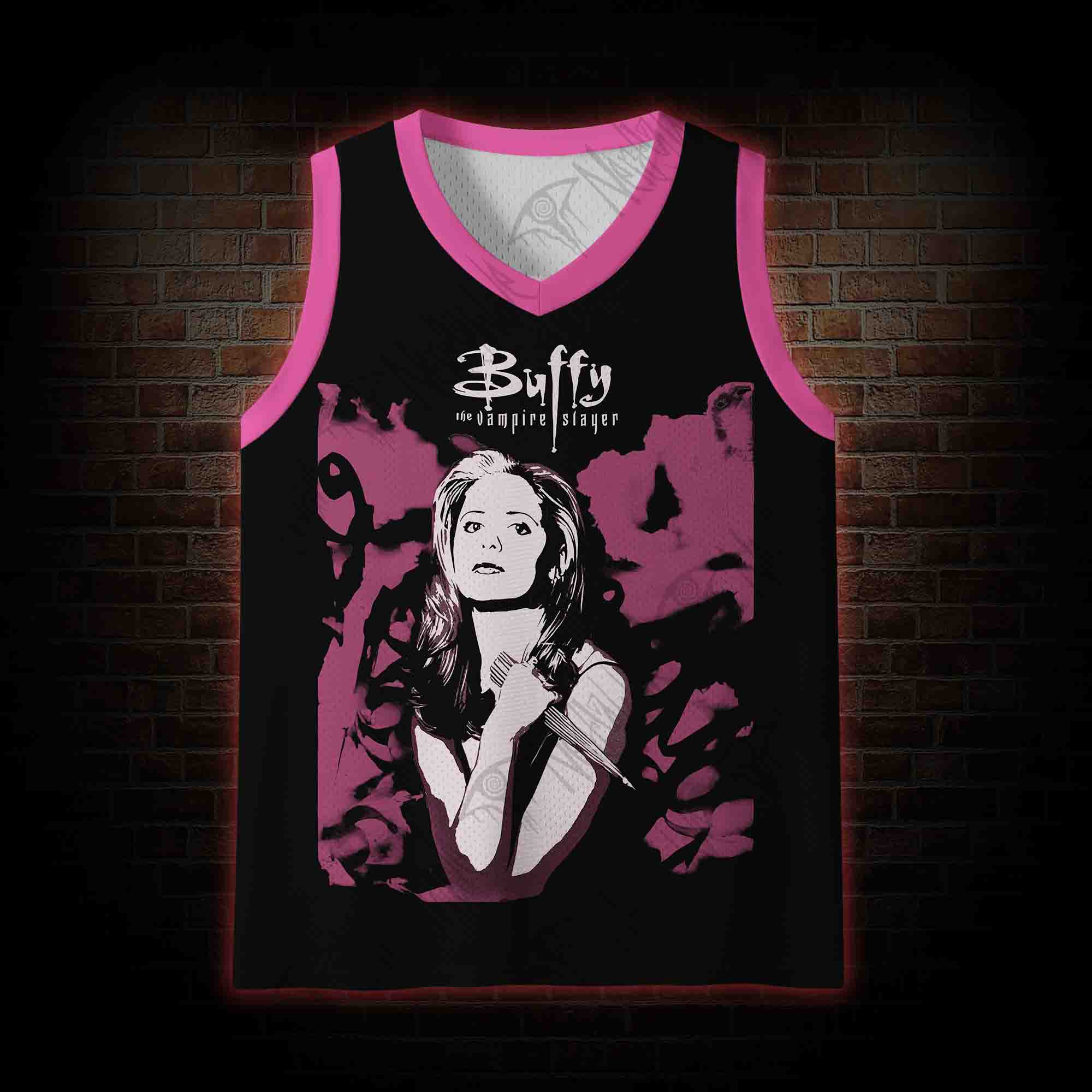 Sunnydale Slayers Horror Mesh Jersey Tank Top
