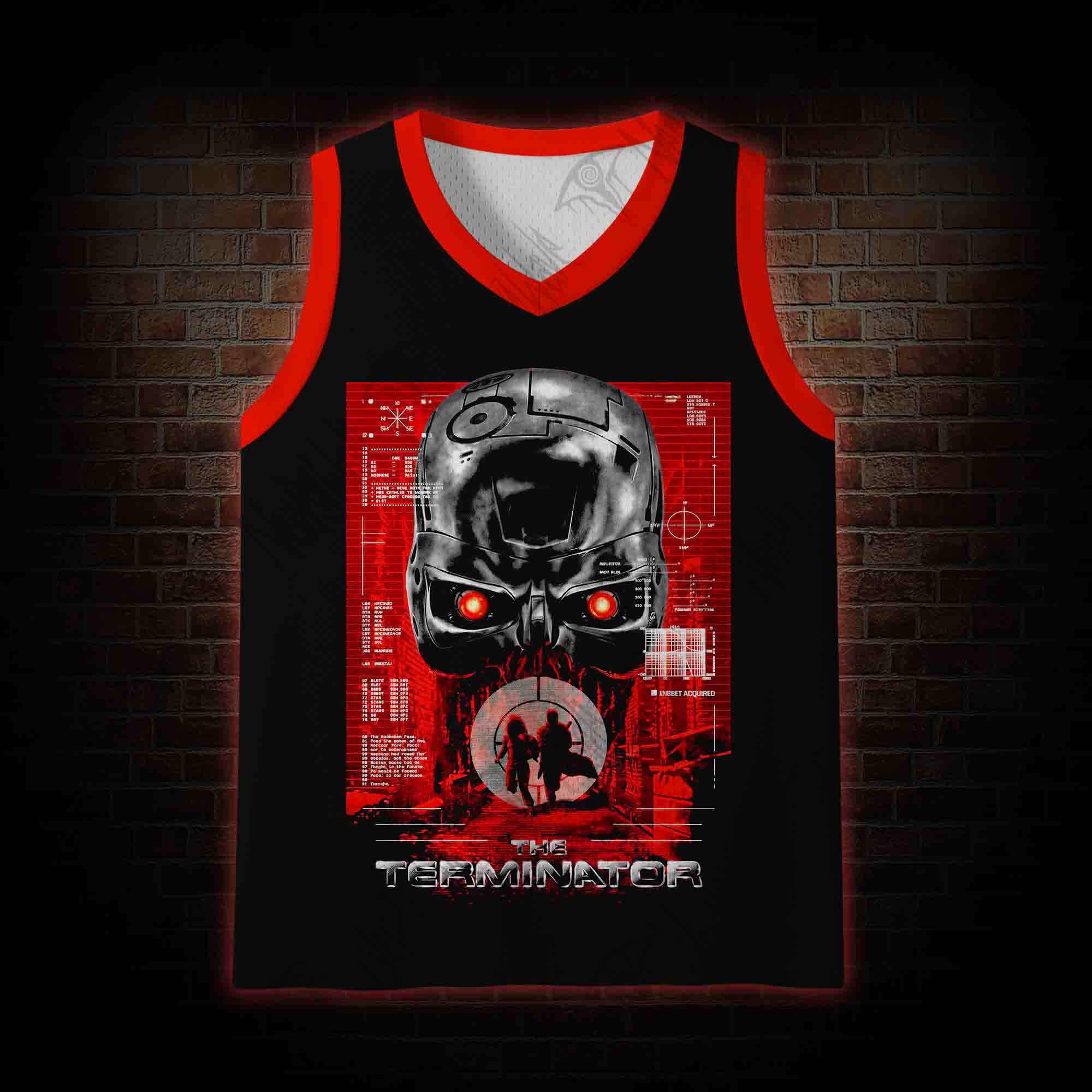 I'll be Back Mesh Jersey Tank Top