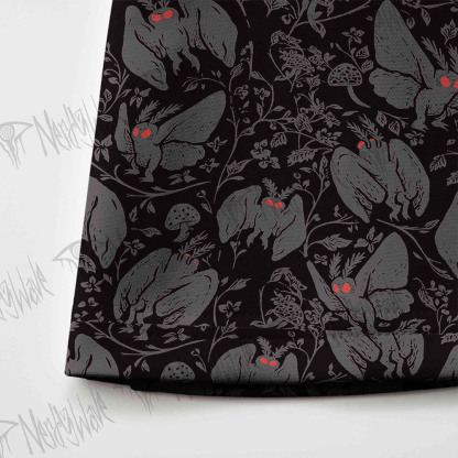 Mothman in the Jungle Skateboard Skirt