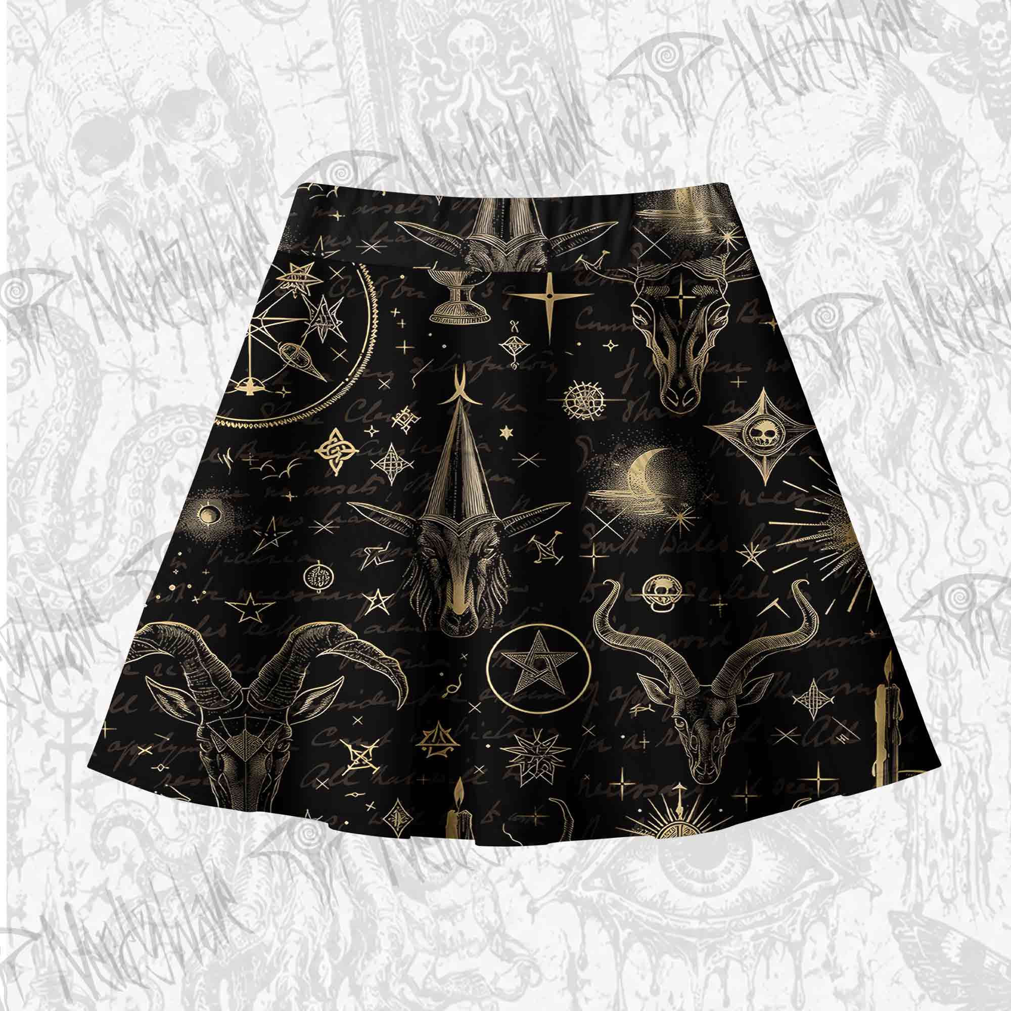 Baphomet Skateboard Skirts
