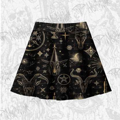 Baphomet Skateboard Skirts