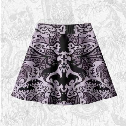 Gothic Bat Skateboard Skirts