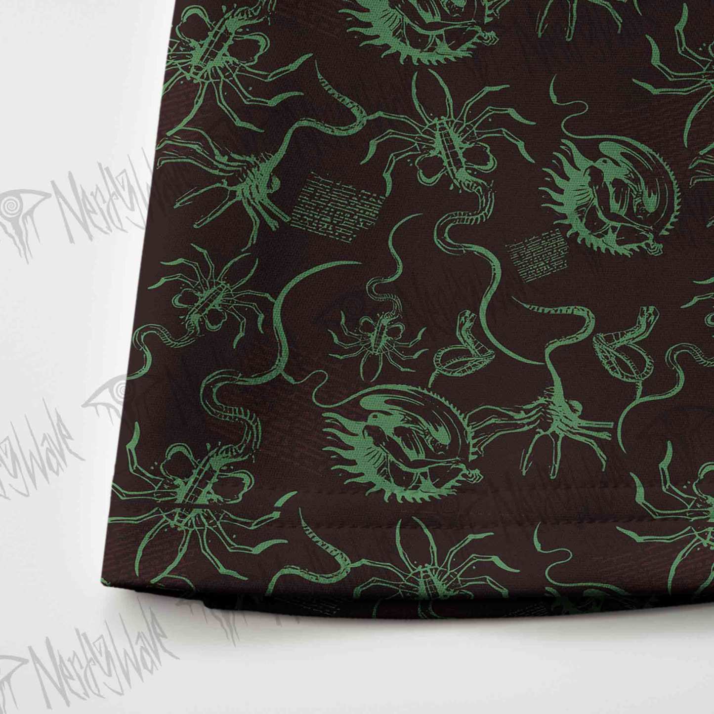 Alien Delivery Guy Skateboard Skirts