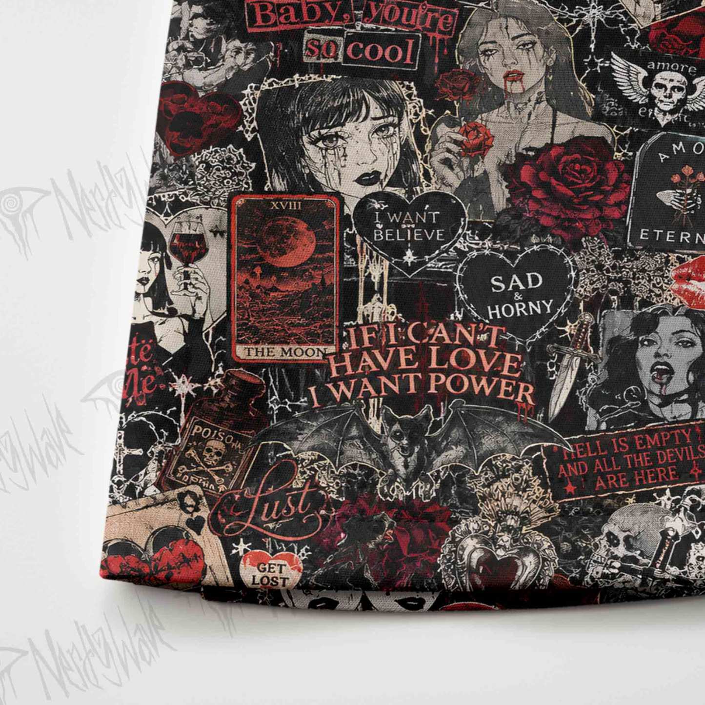 Vintage Stay Spooky Skateboard Skirts