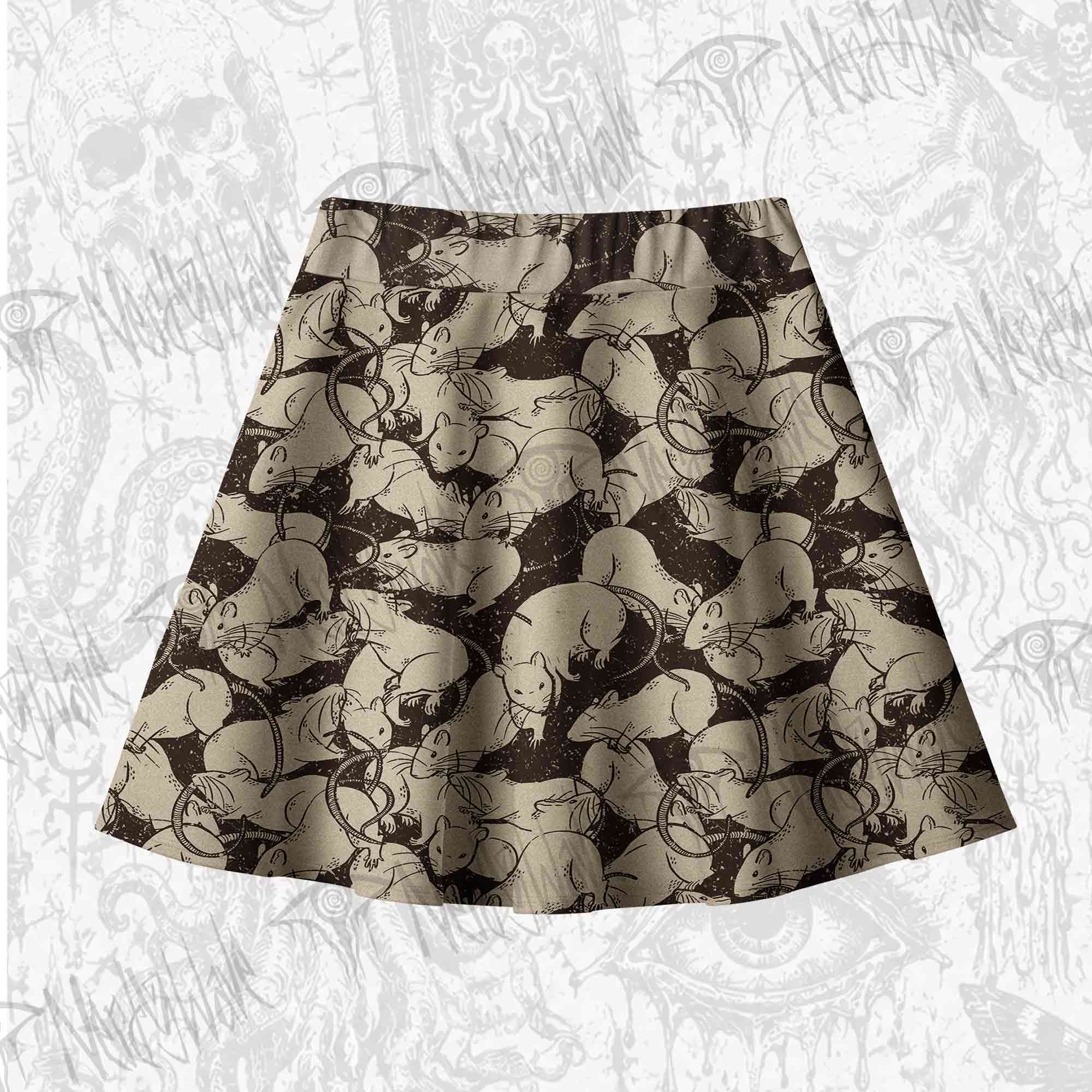 Black Death Skateboard Skirts
