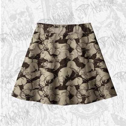 Black Death Skateboard Skirts