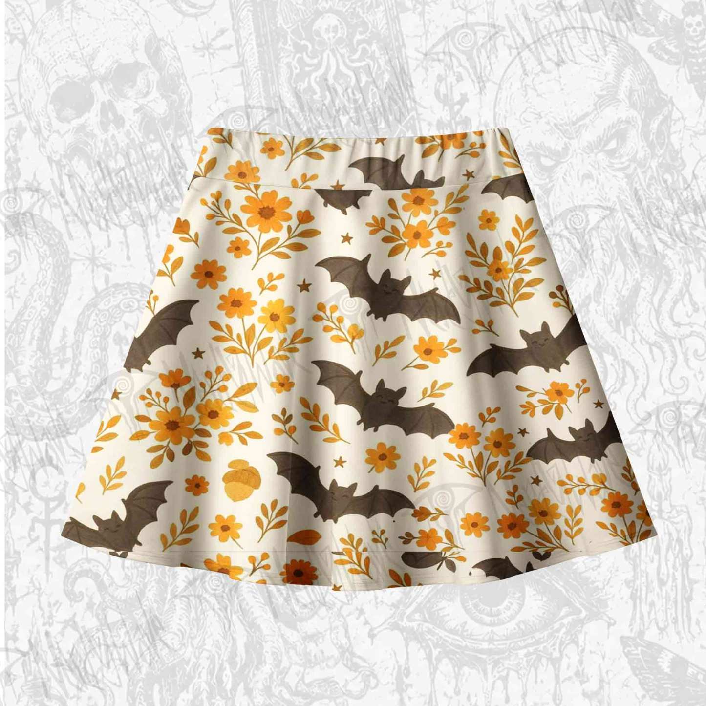 Batty Botanical Skateboard Skirts