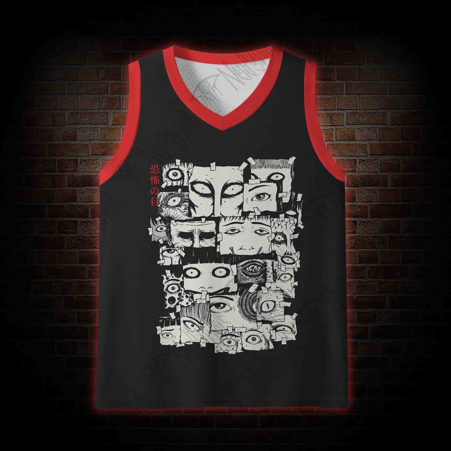 Eye of Horror Mesh Jersey Mesh Jersey Tank Top