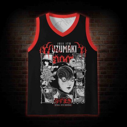Spiral into Horror Mesh Jersey Tank Top